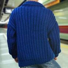 Men Sports Cardigans - Blue - View 5