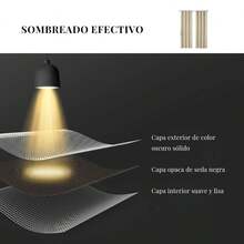 2 piezas Cortinas gruesas multicolor de 140 cm * 240 cm. Ocultación total y protección de la privacidad + Aislamiento acústico y térmico + Resistentes a las arrugas y fáciles de limpiar + Resistentes al polvo y a las manchas. Estilo minimalista y moderno. Diseño versátil para dormitorios y salones. - Beis - Ver 8