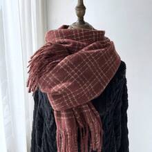 Szale damskie - G-HY42 Czerwony - Zobacz 1