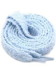 1 Pair Soft Flat Fuzzy Shoelaces: Wide Thick Furry Shoe Laces For Sneakers(120cm/47.24inch) - Multicolor - View 9