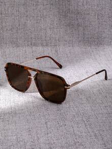 新款时尚百搭方形双梁个性化眼镜，男女皆宜的极简主义眼镜，适合街头风、旅行、日常佩戴、海滩、派对、节日、T台走秀等场合。 - 彩色 - 查看 13