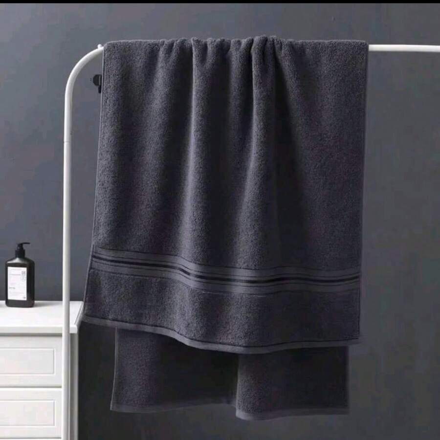 TOALLA DE BAÑO COMPLETO MULTICOLOR DE 70CM X140CM TOALLA SUPER ABSORBENTE Y %100 ALGODON TOALLA DE SPA-VIAJE-PLAYA-FACIAL - Multicolor - Ver 1