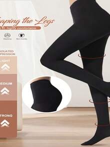 033-1  color beige Leggings Térmicos para Mujer, Medias Forradas para Invierno, Leggings Negros Gruesos y Versátiles para Primavera, Otoño e Invierno - Negro - Ver 4