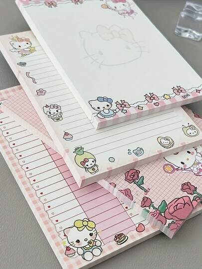 2pcs/4pcs  Memo Pad - Multiple Patterns Available, Suitable For Office, Note-Taking And Study, Cute Stationery