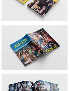 KATSEYE Girl Group Album Gabriela Merchandise Mini Cards Sticker Star Photo Book 80-Page Gift Magazine Art Book - Multicolor - View 5