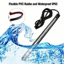 48 SMD LED Motorcycle Brake Lights - Bi-Color Red And Yellow For Increased Visibility