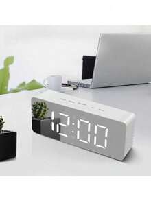 Desk & Table Clocks - Silver - View 1