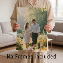 Impresión de Lienzo de Foto Personalizada - Arte Digital Personalizado, Sin Marco, Colores Vibrantes, Adecuado para Decoración de Sala de Estar y Recuerdos, Regalo Perfecto para Vacaciones y Cumpleaños, Estilo Clásico Moderno, Uso Interior, Regalo de Vacaciones Recomendado |   Diseño clásico moderno |   Alto - transparente - Ver 6