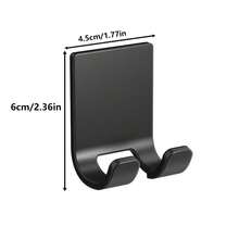 1 szt./2 szt./3 szt. Prosty ścienny uchwyt na maszynkę do golenia - modny stojak do przechowywania maszynki do golenia w łazience, wykonany z wytrzymałego plastiku, odpowiedni do akcesoriów organizacyjnych do łazienki w domu, świetny prezent dla mężczyzn i rodziny - Wielokolorowe - Zobacz 9