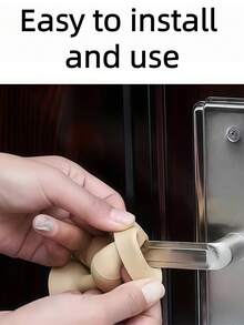 Bộ 1/2/4 miếng bảo vệ tay nắm cửa đa năng - Thiết kế giác hút, có thể dùng làm vỏ bọc tay nắm cửa chống va chạm và bảo vệ cửa chống trộm | Thích hợp cho cửa an ninh, cửa phòng, cửa phòng ngủ và các loại cửa trong nhà khác, đáp ứng nhiều nhu cầu bảo vệ cửa khác nhau, quà tặng Ngày của Mẹ, trang trí phòng ngủ, sân vườn, trang trí nhà bếp, mùa hè, bãi biển, đồ dùng cần thiết khi đi du lịch, trang trí phòng, đồ chơi mềm, quà tốt nghiệp. - Nhiều màu - Xem 12