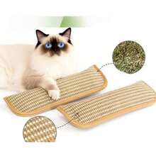 猫玩具枕头和猫抓板 - 防啃咬猫床罩，柔软舒适，防蚊虫，适合所有品种和体型的猫咪，兼具玩耍和家具装饰功能 - 互动式猫玩具，既可独自玩耍，又能增进感情 - 彩色 - 查看 2
