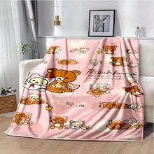 Cartoon Rilakkuma Anime Throws Blanket Sofa Home Hiking Picnic Bed  Super Soft Cute Kawai Flannel Blanket Power Birthday Gift6Cartoon Rilakkuma Anime Throws Blanket Sofa Home Hiking Picnic Bed  Super Soft Cute Kawai Flannel Blanket Power Birthday Gift7Cartoon Robot Bear Throw Blanket Aesthetic Art Flannel Blanket Portable Home Travel Camping Sofa Picnic Thickening Flannel BlanCartoon Robot Interesting Throw Blanket Flannel, Music Lover Blanket Fleece, 108x90, Lightweight Warming Furry Cozy, Headphones Note Throw Blankets For Bedroom Couch BedCartoon S-Sesame Cute S-Street Printed Comfortable And Sofa Living Room Bedroom Plush Blanket Suitable For Home Travel And Gifts - trắng - Xem 1