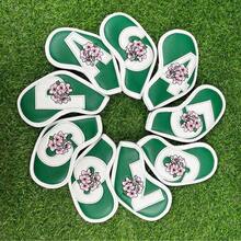 9pcs Flower Pattern Golf Club Iron Head Covers Club Protector Durable Dust-Proof - Multicolor - View 2