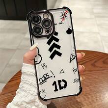 Fashion Hit Singer Ones Directions Phone Suitable 17 16e 16 15 14 13 12 11 Pro X XR XSMAX 8 Plus Anti Fall Transparent Soft Back Cover, Daily Use Cover, Y Phone Accessory, Lightweight Material, Printed Designchristmas Phone Cases Phone 17 Gifts Stuff Decoration - 混合顏色 - 查看 1