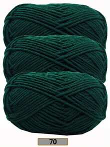 3 Rolls/150g 5-Ply Acrylic Blended Yarn, 50g Per Roll, 100% Acrylic Soft Yarn, Medium Thickness - Ideal For Handmade Knitting, Weaving, DIY Crafts, Knitting And Crocheting, Soft And Versatile, Suitable For DIY Crochet And Woven Bags - Multicolor - View 28