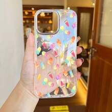 Una funda de teléfono transparente de alta calidad con una estética de paleta de helado de sandía colorida, una funda de protección creativa y moderna, resistente a golpes y caídas, duradera y a prueba de manchas, adecuada para todas las series de teléfonos , compatible con  17/17 Pro/17 Pro Max/17 Air/ 16/16 Pro/16 Pro Max/16 Plus/ 15/15 Pro Max/15 Pro/15 Plus/ 14/14 Pro/14 Plus/14 Pro Max/ 13/13 Pro/13 Pro Max/12/12 Pro/12 Pro Max/11/11 Pro/11 Pro Max/XR/X/XS/XS Max - Regalos de cumpleaños lindos y modernos para mujeres y amigas - Transparente 1029 - Ver 6