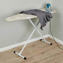 Stable T-Leg Design Ironing Board Set, Complete With Heat-Resistant Pad & Cover, Full Size Adjustable Ironing Station - default - View 2