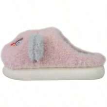 VIVIS SHOES KIDS Pantufla de Textil Para Niña Slip-on de Punta Redonda para Otoño Diseño de Peluche de Panda Color Rosa - 230 centímetros - Ver 5