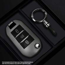 Black Samurai Style TPU Car Key Fob Cover Suitable For Peugeot 208 308 408 508 2008 3008 4008 5008 And Citroen C3 C4 Cactus C6 C8 - A Type - View 7