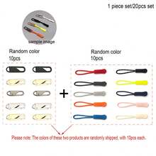 10件/8件/6件/4件/2件/1件/12件装不锈钢拉链维修套装 - 通用拉链头更换，适用于服装和钱包 - 安装简便，经久耐用