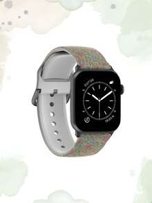 适用于 38mm/40mm/41mm/45mm/44mm/42mm/49mm 的 1 条柔软、弹性、透气的替换腕带，时尚休闲多色硅胶表带，兼容 Ultra 系列、S10/SE/9/8/7/6/5/4/3/2/1 智能手表 - 彩色 - 查看 3