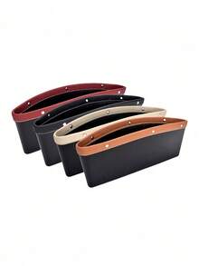 汽车座椅缝隙填充收纳袋，多功能储物袋，可放置手机、太阳镜、钥匙等物品，实用汽车内饰配件，适用于所有车型，汽车必备品 - 彩色 - 查看 10