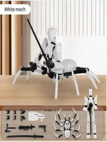 1个 - 2025新款磁性反重力幸运娃娃，13英寸全关节可动人偶，男孩/女孩玩具人偶，大号14厘米/5.52英寸，组装式减压收藏模型玩具，可替换武器，DIY可动手型，生日/节日/完美礼物 - 彩色 - 查看 20