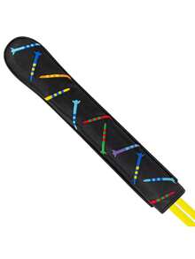 Fashionable Colored Nail Design Golf Pointing Rod Cover, Direction Indicator Rod Cover, PU Leather Positioning Rod, Practice Baseball Club Protective Cap - متعدد الألوان - مشاهدة 8