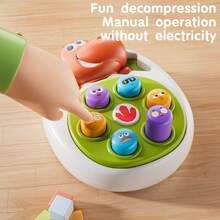 4件套恐龙造型玩具套装，独特礼物，儿童玩具（蓝色、绿色、橙色和红色），互动学习益智玩具，适合家庭游戏 - 彩色 - 查看 8