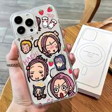 1pc Nana Osaki Anime Phone Case Transparent Magnetic Covercompatible With  16 14 13 11 12 15 Pro Max X XR XS Plus SE,Covercompatible With  17 Case,  17 Pro Case,  17 Pro Max Case - z1 - Xem 6
