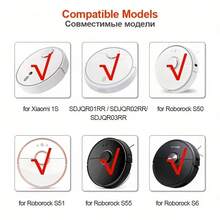 小米米家S5/S5MAX/S6/E4/E5扫地机器人配件套装，包含尘袋、拖布、主刷 - 彩色 - 查看 7