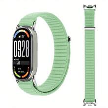 适用于小米手环10/9/8的尼龙运动表带，柔软可调节透气，男女通用，智能手表表带替换装 - Mi Band 10/9/8 - 查看 13