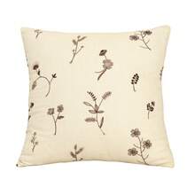 1 件米色花卉刺绣抱枕套，不含枕芯，清新农舍风格，适用于客厅、沙发、卧室装饰，日常使用及派对场合 - 彩色 - 查看 16