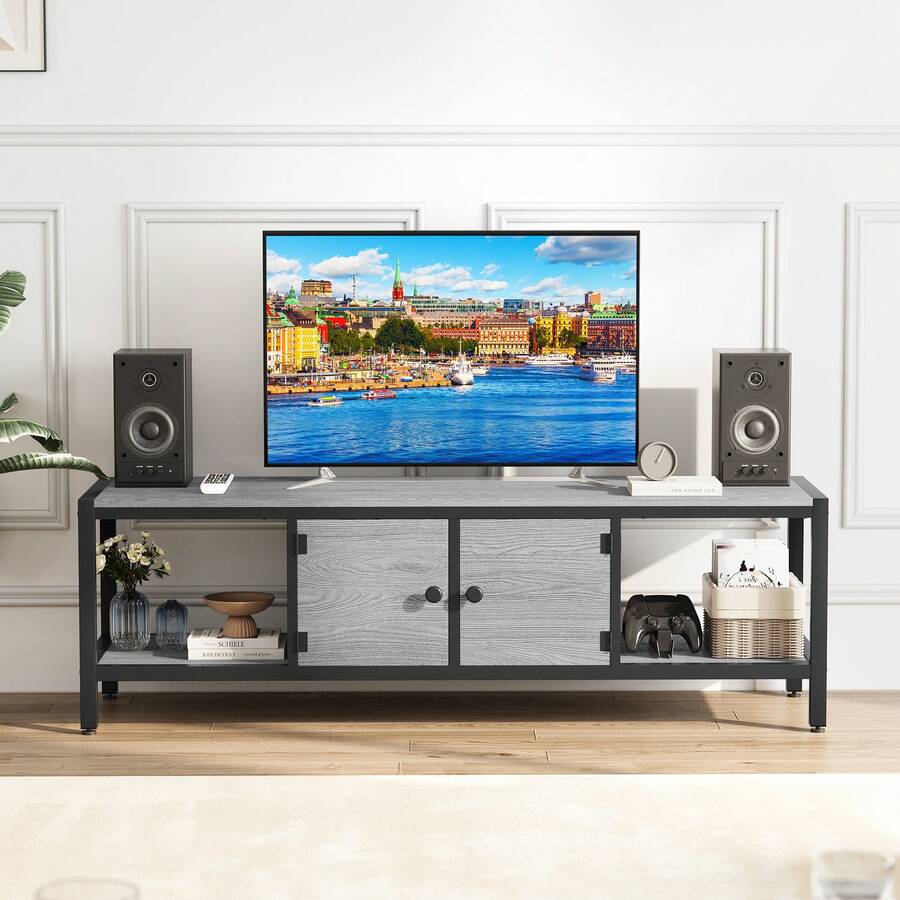 Television Stands & Entertainment Centers - Grey - View 1