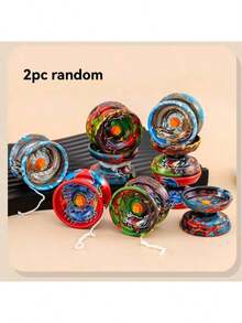 1pc/2pcs/3pcs/4pcs Alloy Yo-Yo, Metal Yoyo Toy, Beginner Sleeping Yoyo For Competition