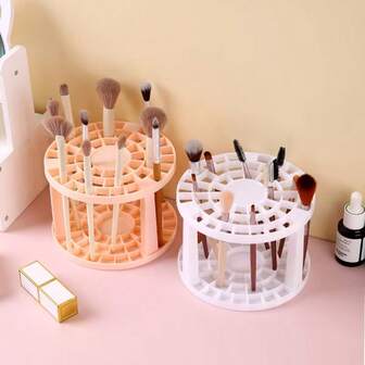 Makeup Brush Holder Organizer,Makeup Brush Organizer, 45 Hole Make Up Brushes Cup For Cosmetics, Nail Polish, Art Supply, Bathroom Vanity Desktop Organizer