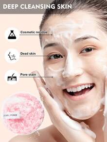 52PCS Makeup Tools Set Including:1pc Multi-Functional Zipper Toiletry And Cosmetic Bag Waterproof+30PCS Makeup Brush Sets+4PCS Makeup Sponge+4PCS Triangle Powder Puffs+4PCS Mini Air Cushion Powder Puff+4PCS Facial Cleansing Sponges+1pc Facial Mask Brush+1pc Hairband+2PCS Hand Bowl Strap+1pc Makeup Brush Cleaning Tools - Pink - View 7