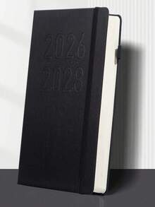 2026-2028 3-Year Monthly Planner (January To December), Soft Cover, With Elastic Pen Loop, 12-Month Display, English Version, Suitable For Organized And Fashion-Conscious Adults, For Journaling | Minimalist Design | Easy-Care Binding