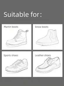 1双户外防滑鞋套冰爪，带8个不锈钢齿，冬季防滑雪地抓地力，徒步冰爪 - 彩色 - 查看 5