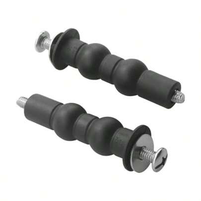 TYUI 2Pack THU651N For TOTO Toilet Seat Bolts Replacement For TOTO Toilet Seat Parts Replacement Toilet Seat Hinge Screw KitToilet Lid Screws Universal Rubber Expansion Seat Cover Screws