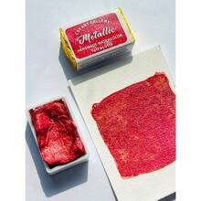 Metallic Handmade Watercolor Paint Full Pans Shimmer -Glitter Watercolors Choose Your Color (Terracotta),Terracotta(FullPan) - 陶土(全盤) - 查看 3