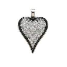 1pc Copper Creative New Fashion Personalized Heart Pendant, Valentine's Day Gift, DIY Bracelet Necklace Earring Backpack Versatile Accessory - Multicolor - View 29