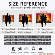 Banner phẳng 2D, nền vinyl họa tiết văn hóa Châu Phi sống động - Thích hợp cho sự kiện trong nhà và ngoài trời, ứng dụng phổ biến - 1 mặt hàng - Xem 4