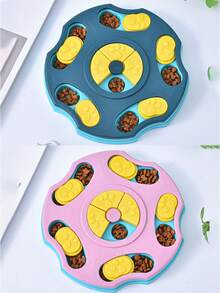 1pc Dog Puzzle Toys Slow Feeder Interactive Increase IQ Food Dispenser Non-Slip Slowly Eating Bowl Cat Dogs Food Games