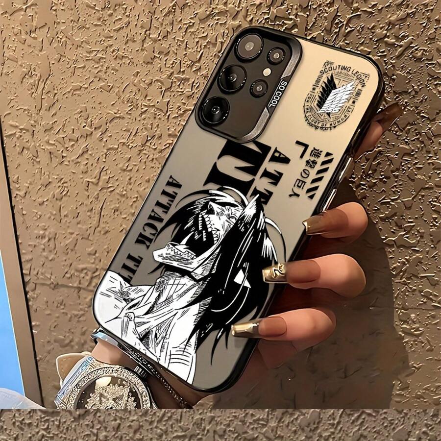Fundas para Teléfono de Leyenda Gigante con Grafiti para S25 S24 S23 S22 S21 S20 FE Ultra Plus 4G 5G, Cubierta Trasera Antideslizante y Anticaída17 17promax - Negro - Ver 1