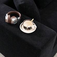 Sofas & Couches - Black + Chenille + 5 Seat + Foam - View 5