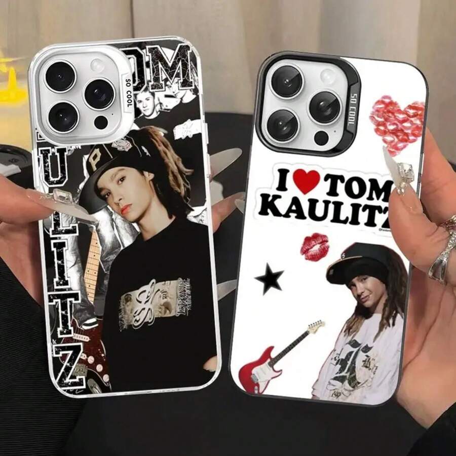 Funda de Teléfono T-Tokio Hotel Band para 17 16 15 14 13 12 11 Pro MAX Mate Antigolpes Cubierta Anticaída Mate - z3 - Ver 1