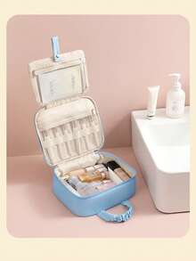 Bolsa de cosméticos linda, bolsa de almacenamiento de gran capacidad, bolsa de tocador de viaje plegable de alta calidad para cosméticos,Vuelta al colegio - Multicolor - Ver 5