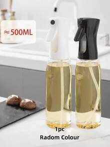 1pc Precision Oil Mister Spray Bottle For Grilling & Baking | Evenly Coats Grills & Pans For Low-Fat Cooking | Heat-Resistant PP, Easy-Clean Design
