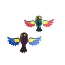 Companion Flying Bird Motorcycle Car Creative Decoration Wind Power Plug-In Free Car Decoration Simulation Bird Decoration